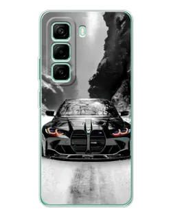 Чохол для Infinix Hot 50 Pro Plus з картинкою «BMW — акварельний дрифт» Чохол для Infinix Hot 50 Pro Plus з картинкою «BMW — акварельний дрифт»