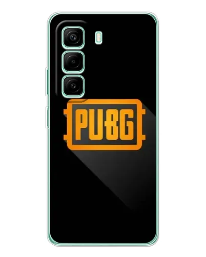 Чехол для Infinix Hot 50 Pro Plus с картинкой «PUBG — рамка лого» Чехол для Infinix Hot 50 Pro Plus с картинкой «PUBG — рамка лого»
