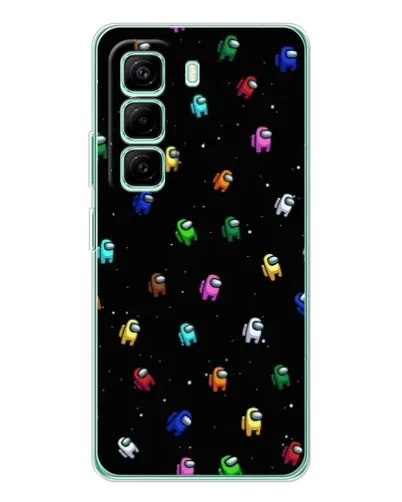 Чехол для Infinix Hot 50 Pro Plus с картинкой «Экипаж Among Us» Чехол для Infinix Hot 50 Pro Plus с картинкой «Экипаж Among Us»