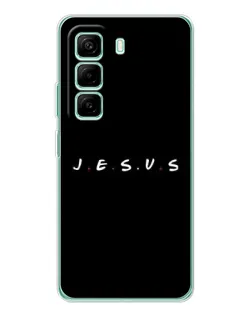 Чехол для Infinix Hot 50 Pro Plus с картинкой «Точки веры J.E.S.U.S.»