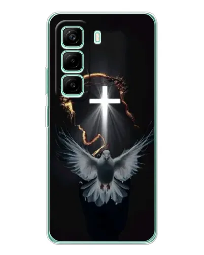 Чехол для Infinix Hot 50 Pro Plus с картинкой «Голубь и Свет»