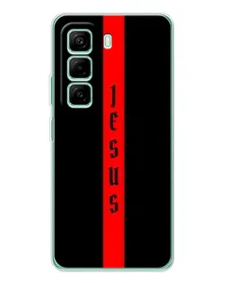 Чехол для Infinix Hot 50 Pro Plus с картинкой «Красная линия веры»