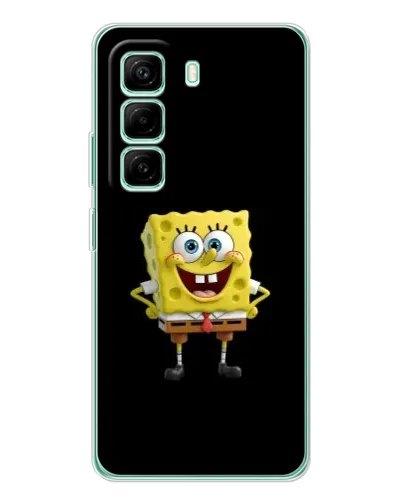 Чехол для Infinix Hot 50 Pro Plus с картинкой «Классический Губка Боб»