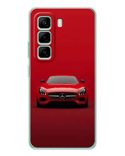 Чехол для Infinix Hot 50 Pro Plus с картинкой «Красный Mercedes AMG»
