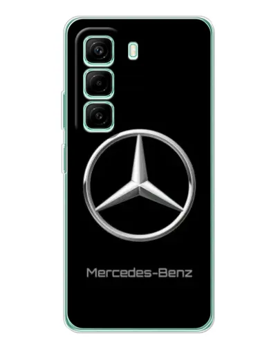 Чехол для Infinix Hot 50 Pro Plus с картинкой «Mercedes Silver Logo»