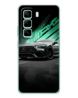 Чехол для Infinix Hot 50 Pro Plus с картинкой «Темный Mercedes AMG»
