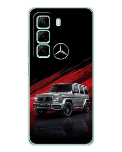 Чехол для Infinix Hot 50 Pro Plus с картинкой «Mercedes G-Class красный»