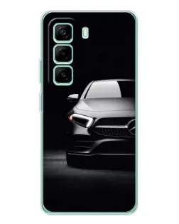 Чехол для Infinix Hot 50 Pro Plus с картинкой «Свет фар Mercedes»