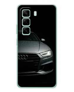 Чехол для Infinix Hot 50 Pro Plus с картинкой «Audi — детализация кузова»