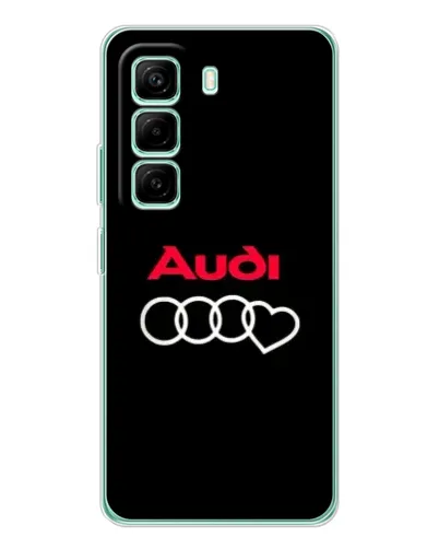 Чехол для Infinix Hot 50 Pro Plus с картинкой «Логотип Audi Heart» Чехол для Infinix Hot 50 Pro Plus с картинкой «Логотип Audi Heart»