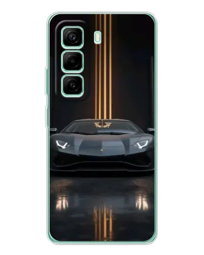 Чехол для Infinix Hot 50 Pro Plus с картинкой «Lamborghini золотые линии» Чехол для Infinix Hot 50 Pro Plus с картинкой «Lamborghini золотые линии»