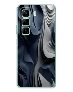Чохол для Infinix Hot 50 Pro Plus з картинкою «Об'ємні сині складки» Чохол для Infinix Hot 50 Pro Plus з картинкою «Об'ємні сині складки»