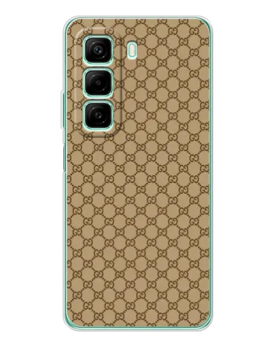 Чехол для Infinix Hot 50 Pro с картинкой «Gucci — классический беж» Чехол для Infinix Hot 50 Pro с картинкой «Gucci — классический беж»