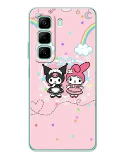 Чехол для Infinix Hot 50 Pro с картинкой «My Melody и Kuromi» Чехол для Infinix Hot 50 Pro с картинкой «My Melody и Kuromi»