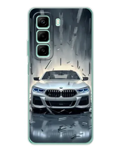 Чехол для Infinix Hot 50 Pro с картинкой «BMW в свете фар» Чехол для Infinix Hot 50 Pro с картинкой «BMW в свете фар»