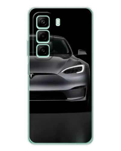 Чехол для Infinix Hot 50 Pro с картинкой «Tesla Model S Look»