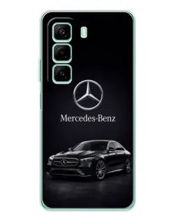 Чехол для Infinix Hot 50 Pro с картинкой «Mercedes — решетка радиатора»