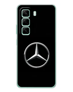 Чехол для Infinix Hot 50 Pro с картинкой «Mercedes классический лого»