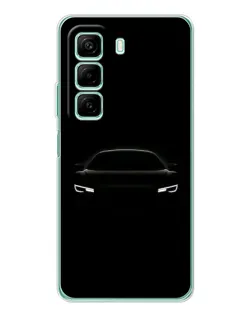 Чехол для Infinix Hot 50 Pro с картинкой «Взгляд Audi в темноте» Чехол для Infinix Hot 50 Pro с картинкой «Взгляд Audi в темноте»