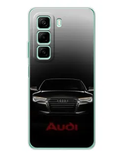 Чехол для Infinix Hot 50 Pro с картинкой «Audi — градиентный контур» Чехол для Infinix Hot 50 Pro с картинкой «Audi — градиентный контур»