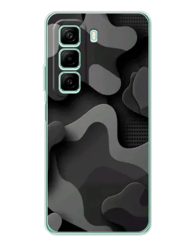 Чехол для Infinix Hot 50 Pro с картинкой «Темный абстрактный камуфляж» Чехол для Infinix Hot 50 Pro с картинкой «Темный абстрактный камуфляж»