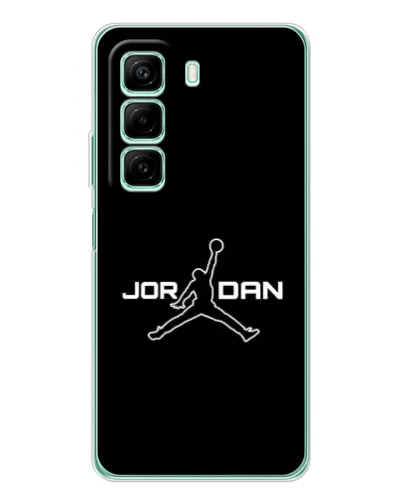 Чехол для Infinix Hot 50 с картинкой «Nike Pink Swirl»