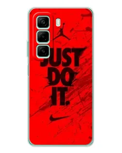Чехол для Infinix Hot 50 с картинкой «Nike Just Do It»
