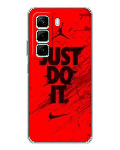 Чехол для Infinix Hot 50 с картинкой «Nike Just Do It»