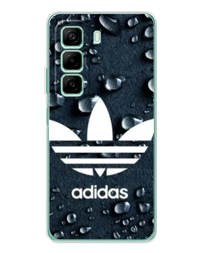 Чехол для Infinix Hot 50 с картинкой «Adidas Trefoil Blue» Чехол для Infinix Hot 50 с картинкой «Adidas Trefoil Blue»