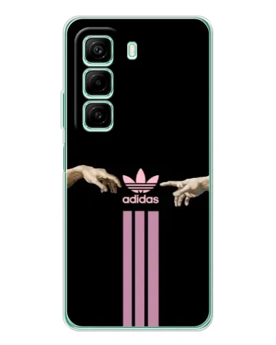 Чехол для Infinix Hot 50 с картинкой «Adidas Hands» Чехол для Infinix Hot 50 с картинкой «Adidas Hands»