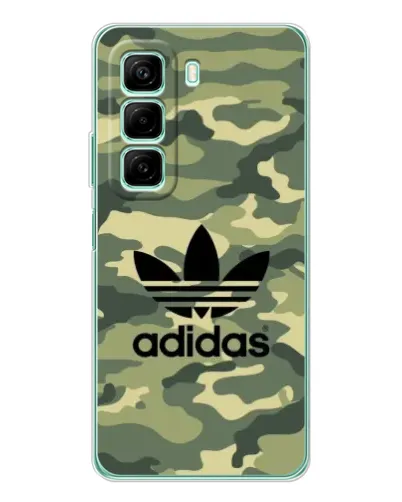 Чехол для Infinix Hot 50 с картинкой «Милитари стиль Adidas» Чехол для Infinix Hot 50 с картинкой «Милитари стиль Adidas»