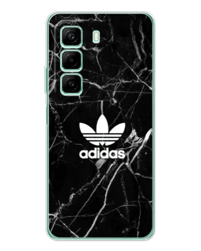 Чехол для Infinix Hot 50 с картинкой «Белый мрамор Adidas» Чехол для Infinix Hot 50 с картинкой «Белый мрамор Adidas»