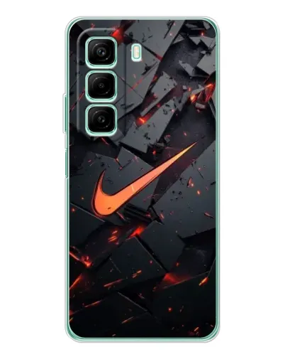 Чехол для Infinix Hot 50 с картинкой «Nike — эффект разломов» Чехол для Infinix Hot 50 с картинкой «Nike — эффект разломов»