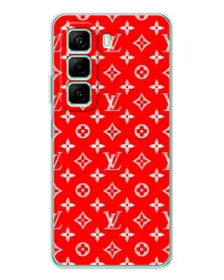 Чехол для Infinix Hot 50 с картинкой «Яркий паттерн LV»