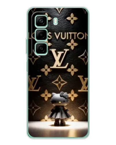 Чехол для Infinix Hot 50 с картинкой «Монограмма с фигурой» Чехол для Infinix Hot 50 с картинкой «Монограмма с фигурой»