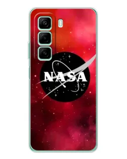 Чехол для Infinix Hot 50 с картинкой «NASA — красная туманность»