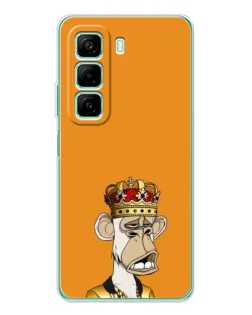 Чехол для Infinix Hot 50 с картинкой «Золотая обезьяна Bored Ape»
