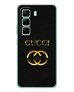 Чехол для Infinix Hot 50 с картинкой «Золотой логотип Gucci» Чехол для Infinix Hot 50 с картинкой «Золотой логотип Gucci»
