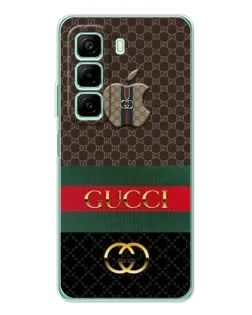Чехол для Infinix Hot 50 с картинкой «Gucci — брендированный десерт» Чехол для Infinix Hot 50 с картинкой «Gucci — брендированный десерт»