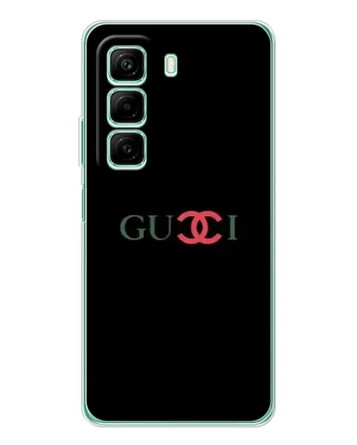 Чехол для Infinix Hot 50 с картинкой «Gucci — красный градиент» Чехол для Infinix Hot 50 с картинкой «Gucci — красный градиент»