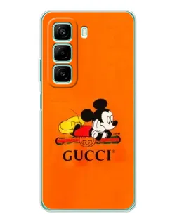 Чехол для Infinix Hot 50 с картинкой «Микки Маус Gucci — оранж» Чехол для Infinix Hot 50 с картинкой «Микки Маус Gucci — оранж»