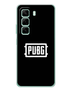 Чехол для Infinix Hot 50 с картинкой «Лого BMW — металлический блеск»
