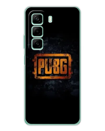Чехол для Infinix Hot 50 с картинкой «PUBG — золотой логотип» Чехол для Infinix Hot 50 с картинкой «PUBG — золотой логотип»