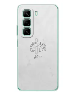 Чехол для Infinix Hot 50 с картинкой «Иоанна 3:16 Крест» Чехол для Infinix Hot 50 с картинкой «Иоанна 3:16 Крест»
