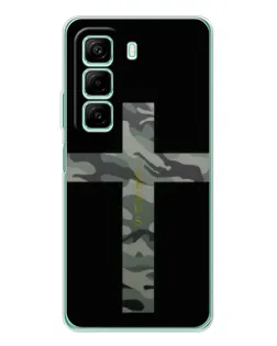 Чехол для Infinix Hot 50 с картинкой «Милитари Крест»