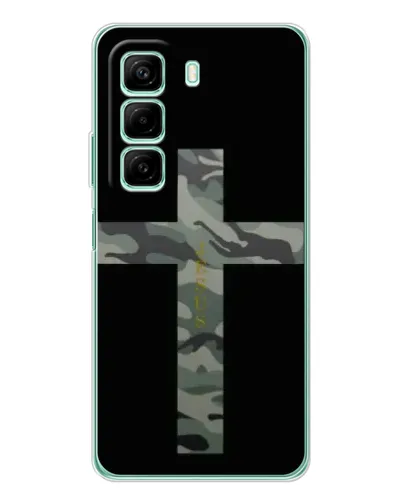 Чехол для Infinix Hot 50 с картинкой «Милитари Крест» Чехол для Infinix Hot 50 с картинкой «Милитари Крест»