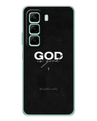 Чехол для Infinix Hot 50 с картинкой «GOD — Бог над всем» Чехол для Infinix Hot 50 с картинкой «GOD — Бог над всем»
