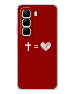 Чохол для Infinix Hot 50 з картинкою «Рівняння любові» Чохол для Infinix Hot 50 з картинкою «Рівняння любові»