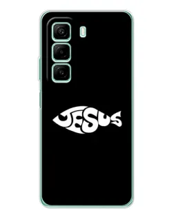 Чохол для Infinix Hot 50 з картинкою «Риба Jesus» Чохол для Infinix Hot 50 з картинкою «Риба Jesus»