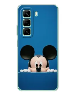 Чехол для Infinix Hot 50 с картинкой «Микки выглядывает»